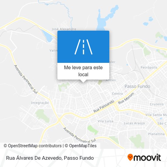 Rua Álvares De Azevedo mapa