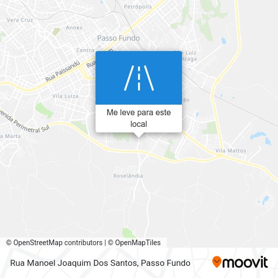 Rua Manoel Joaquim Dos Santos mapa