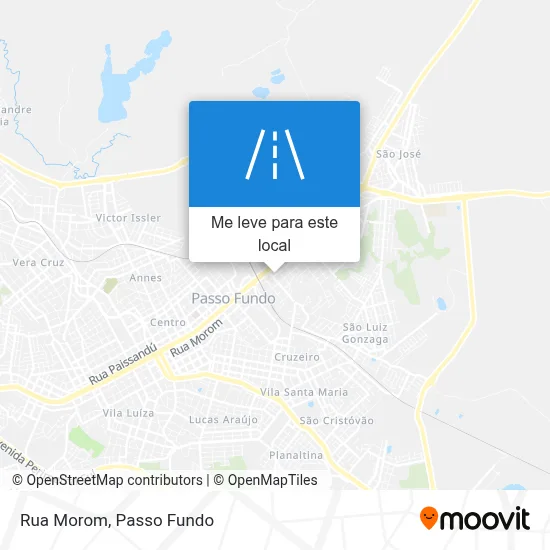 Rua Morom mapa