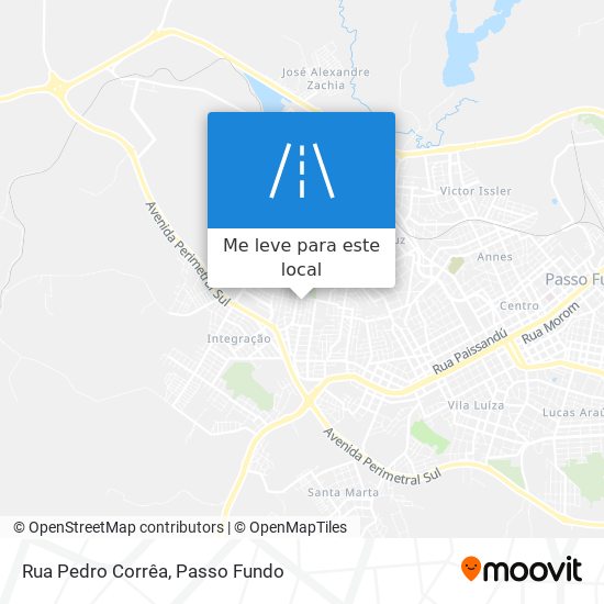 Rua Pedro Corrêa mapa