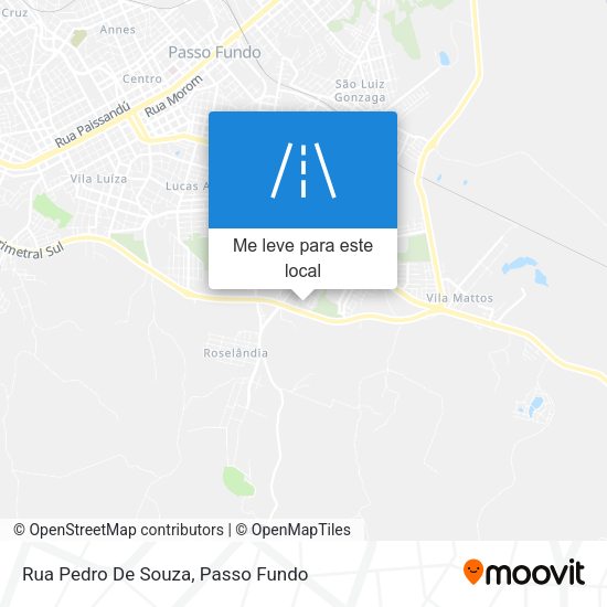 Rua Pedro De Souza mapa