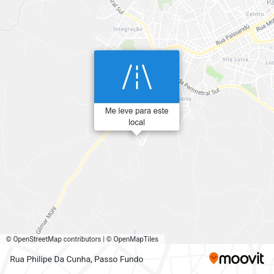 Rua Philipe Da Cunha mapa