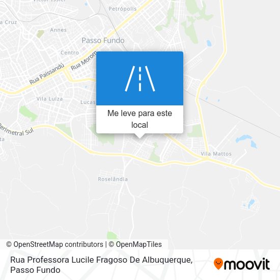 Rua Professora Lucile Fragoso De Albuquerque mapa