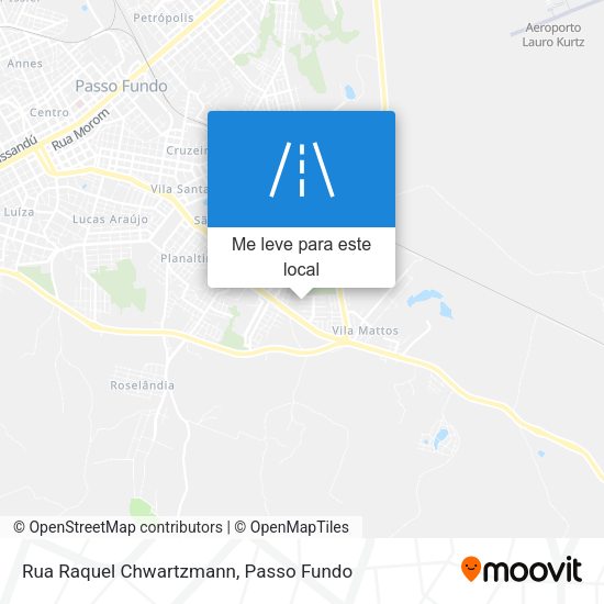 Rua Raquel Chwartzmann mapa