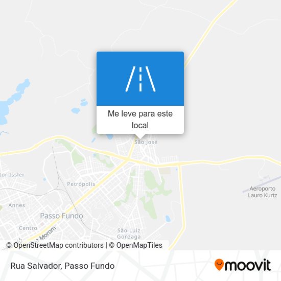 Rua Salvador mapa