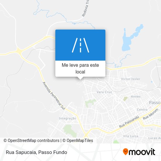 Rua Sapucaia mapa