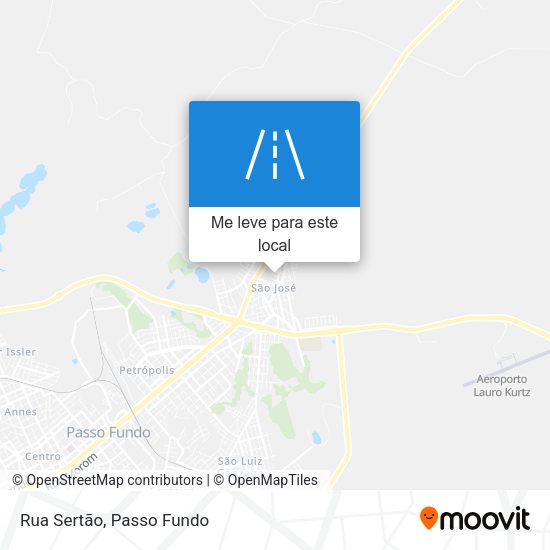 Rua Sertão mapa
