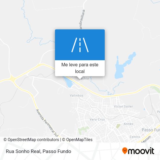 Rua Sonho Real mapa