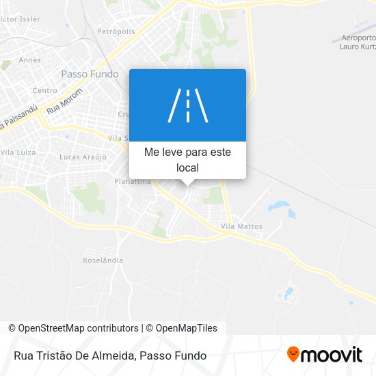 Rua Tristão De Almeida mapa