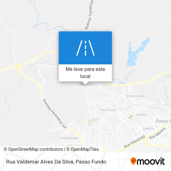 Rua Valdemar Alves Da Silva mapa