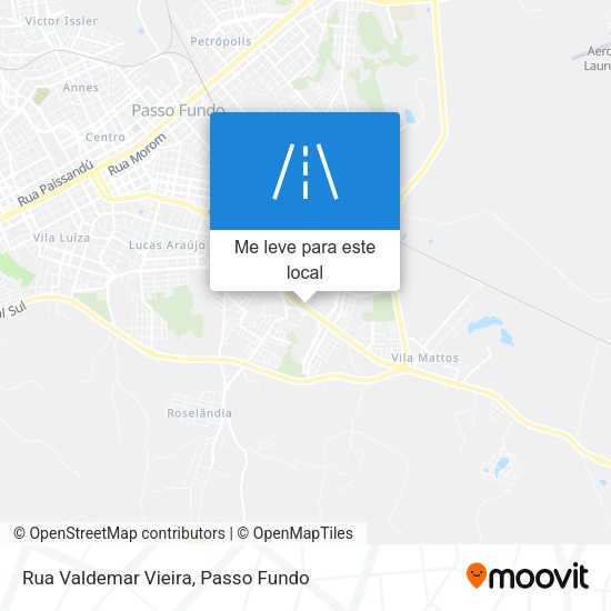 Rua Valdemar Vieira mapa