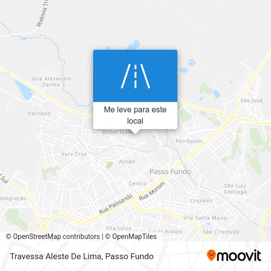 Travessa Aleste De Lima mapa