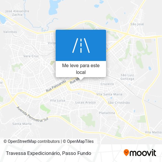 Travessa Expedicionário mapa