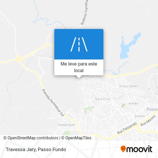 Travessa Jary mapa