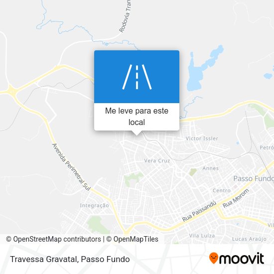 Travessa Gravatal mapa