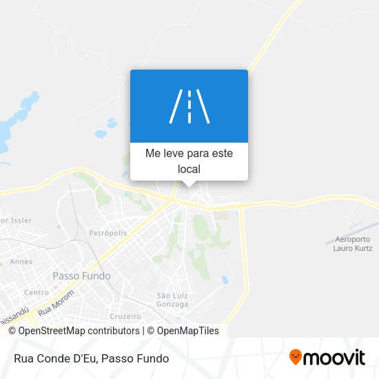 Rua Conde D'Eu mapa