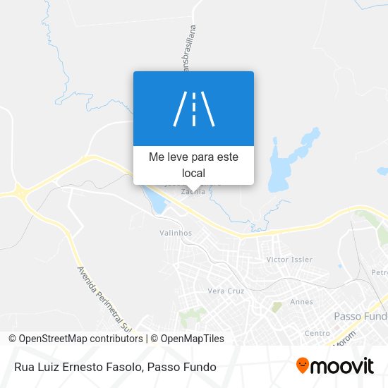Rua Luiz Ernesto Fasolo mapa