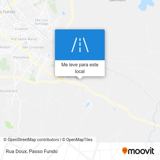Rua Doux mapa
