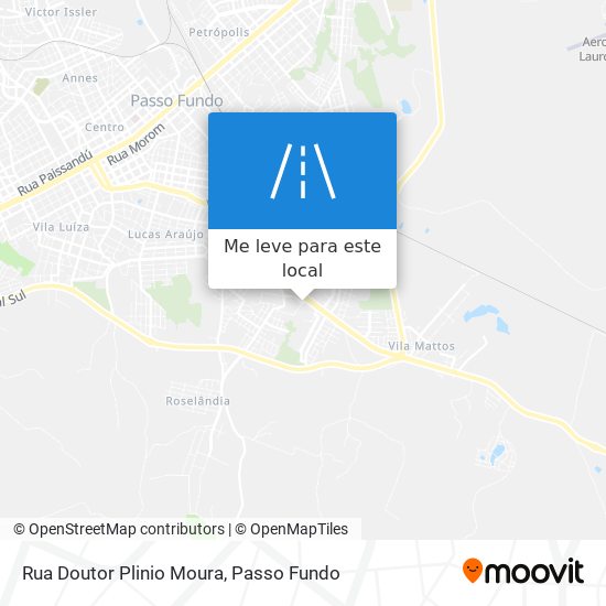 Rua Doutor Plinio Moura mapa