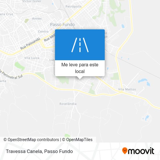 Travessa Canela mapa