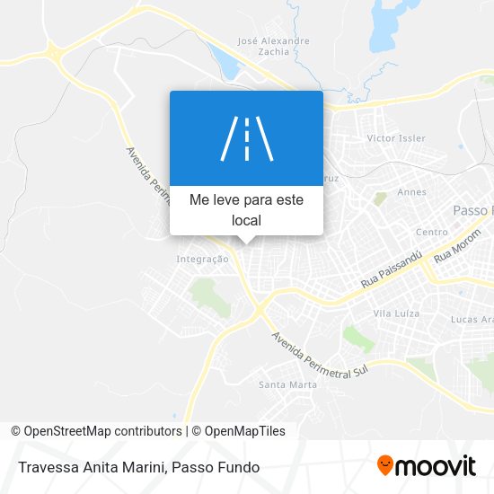 Travessa Anita Marini mapa