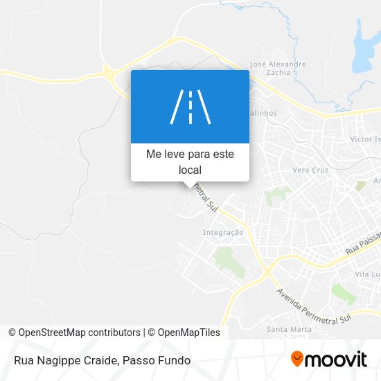 Rua Nagippe Craide mapa