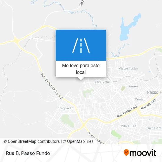 Rua B mapa