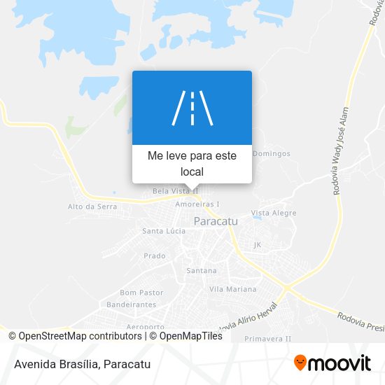 Avenida Brasília mapa