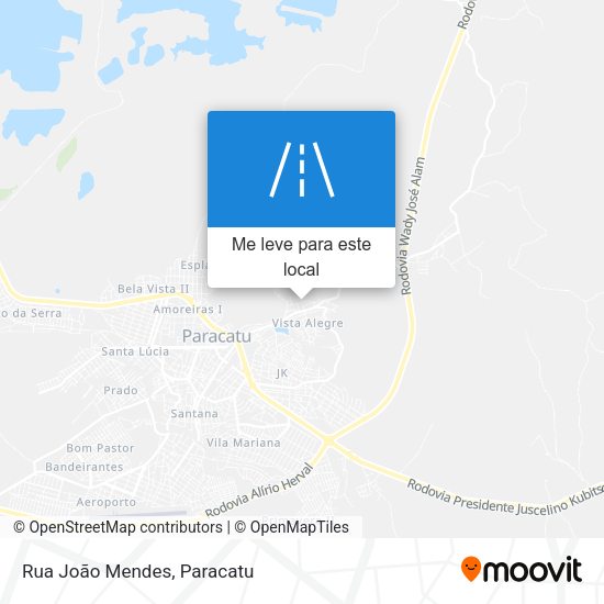 Rua João Mendes mapa