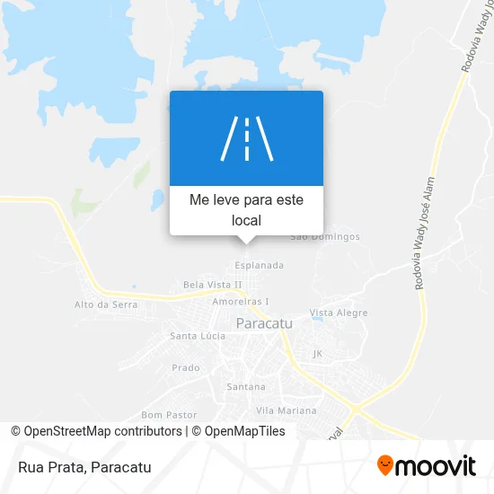 Rua Prata mapa