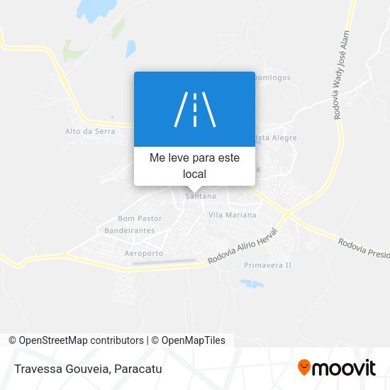 Travessa Gouveia mapa