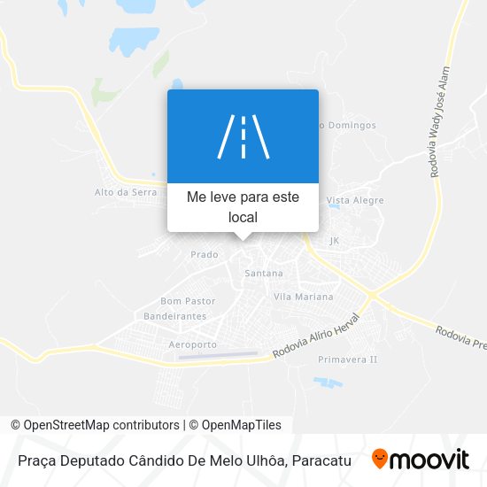 Praça Deputado Cândido De Melo Ulhôa mapa