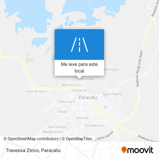 Travessa Zinco mapa