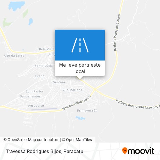 Travessa Rodrigues Bijos mapa