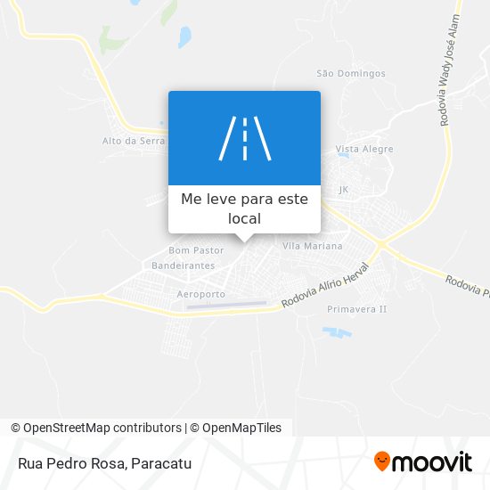 Rua Pedro Rosa mapa