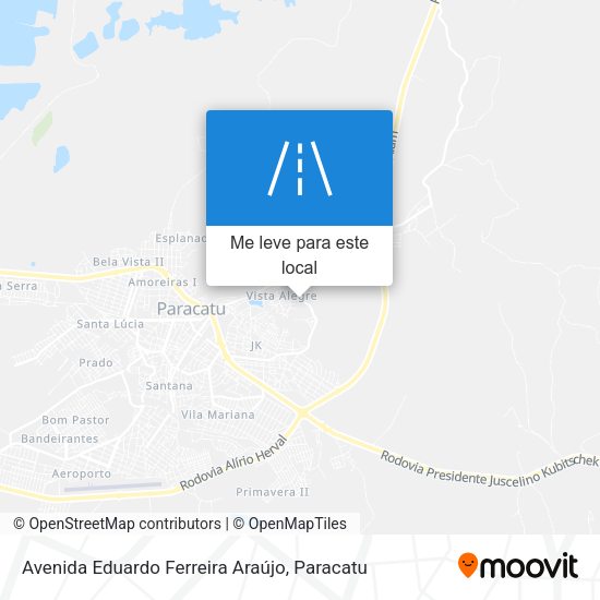 Avenida Eduardo Ferreira Araújo mapa