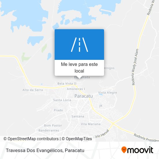 Travessa Dos Evangélicos mapa