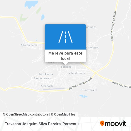 Travessa Joaquim Silva Pereira mapa