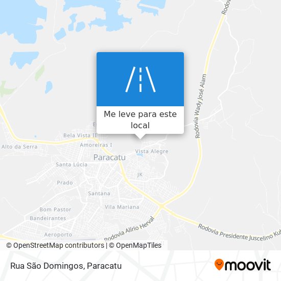 Rua São Domingos mapa