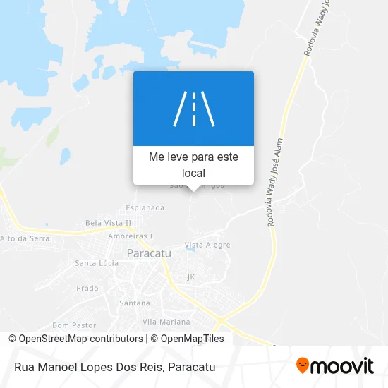 Rua Manoel Lopes Dos Reis mapa