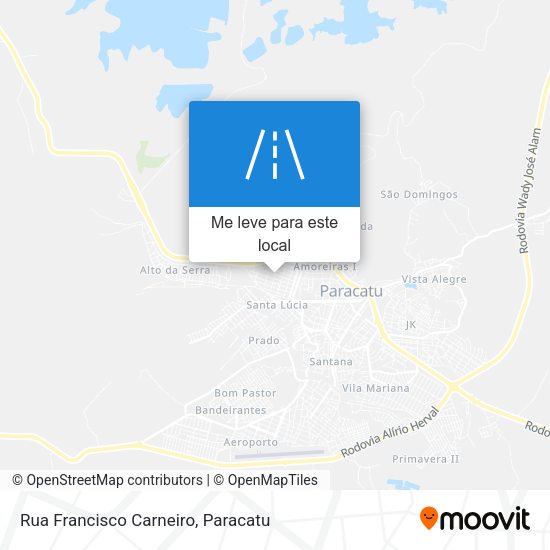 Rua Francisco Carneiro mapa