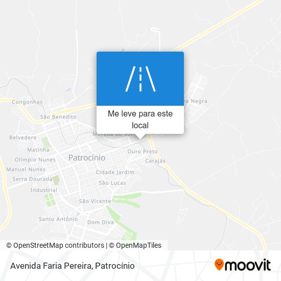 Avenida Faria Pereira mapa