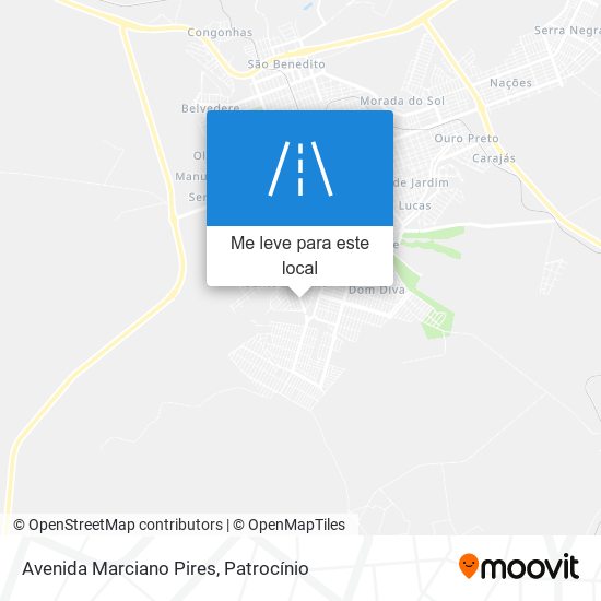 Avenida Marciano Pires mapa