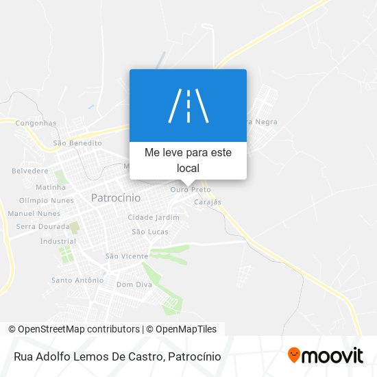 Rua Adolfo Lemos De Castro mapa