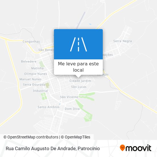 Rua Camilo Augusto De Andrade mapa