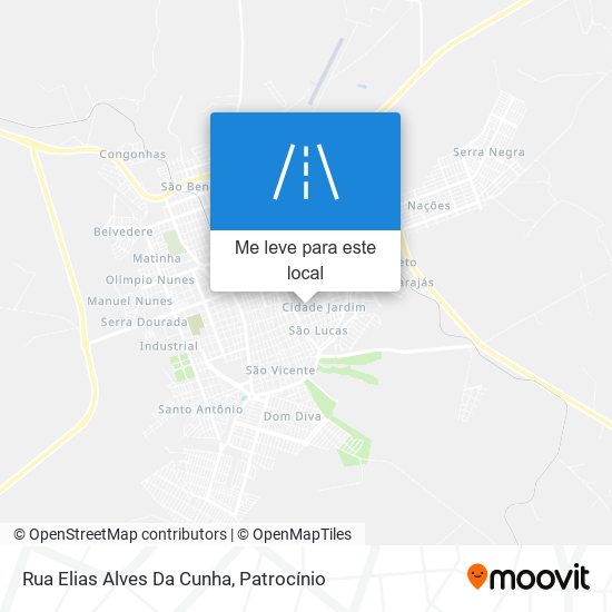 Rua Elias Alves Da Cunha mapa