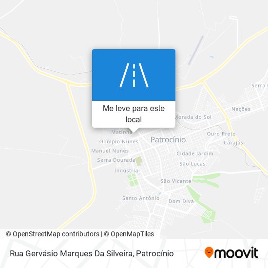 Rua Gervásio Marques Da Silveira mapa