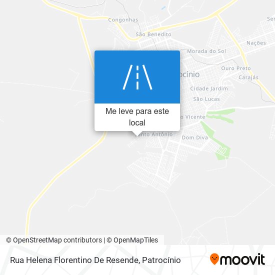 Rua Helena Florentino De Resende mapa