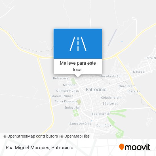 Rua Miguel Marques mapa