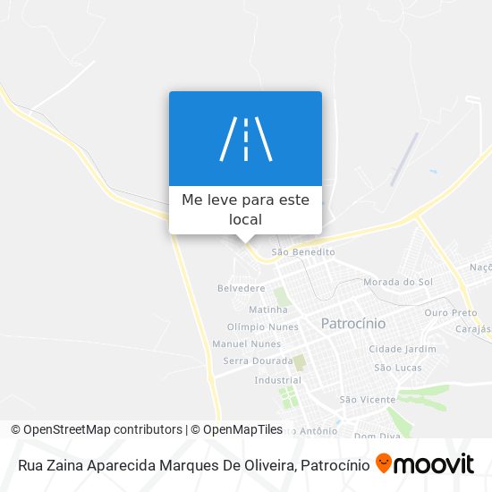 Rua Zaina Aparecida Marques De Oliveira mapa